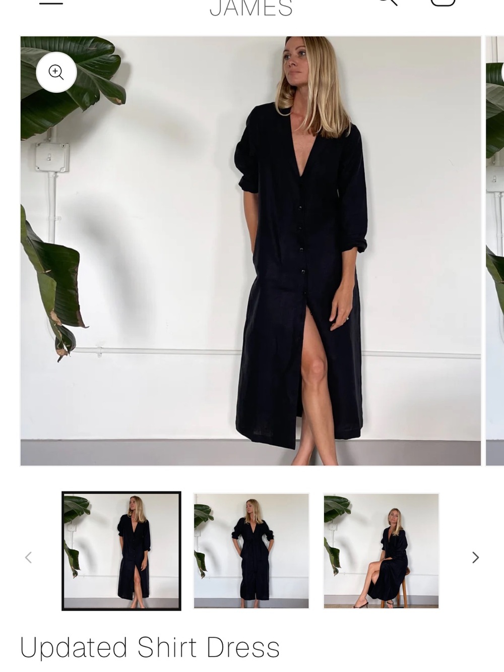 Like new Vincent James Updated Shirt Dress
